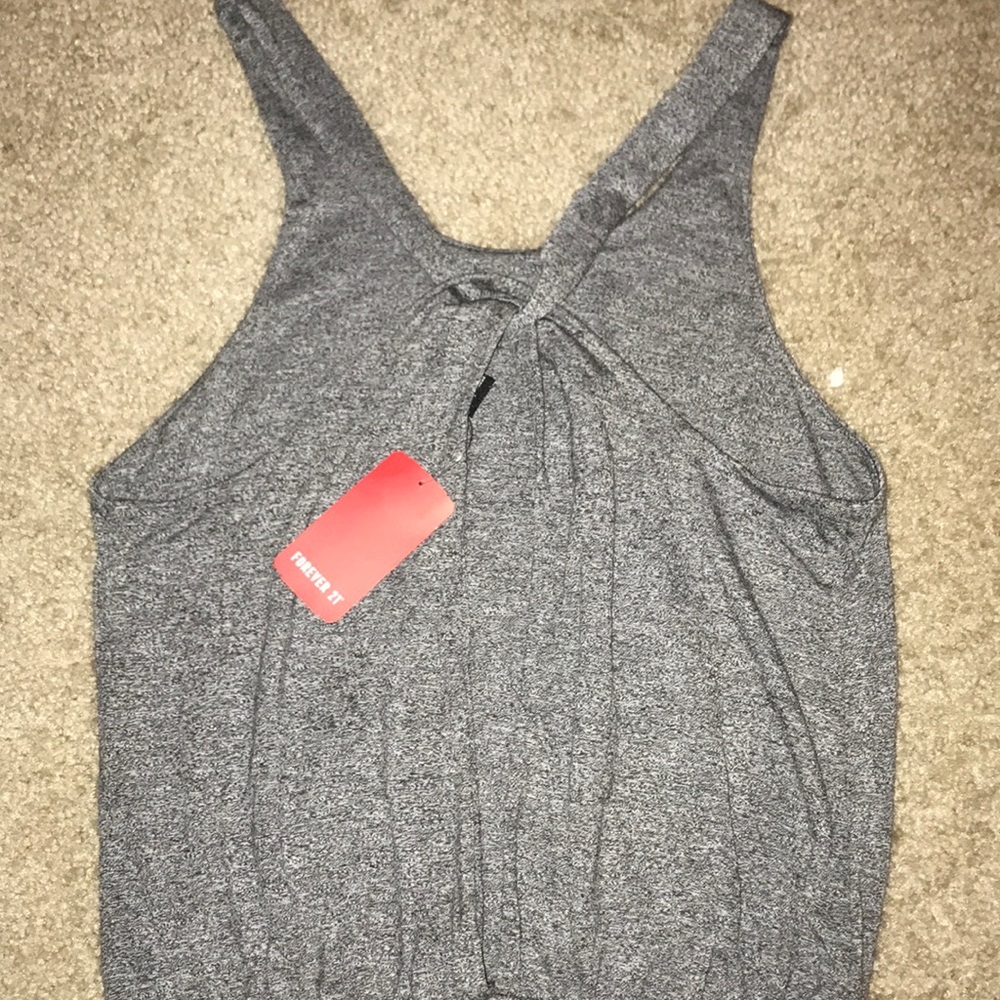 New with Tags! Woman’s grey romper! - Picture 3 of 4